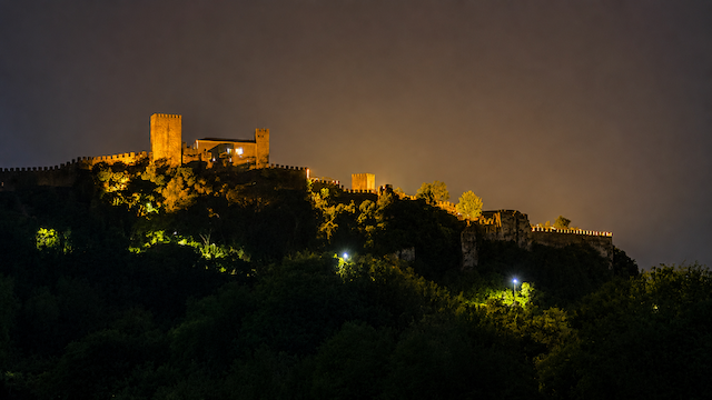 Obidos Castle by Night